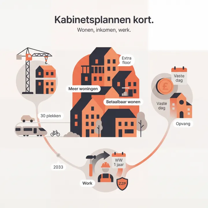 Afbeelding bij Wat het nieuwe kabinet voor u wil veranderen