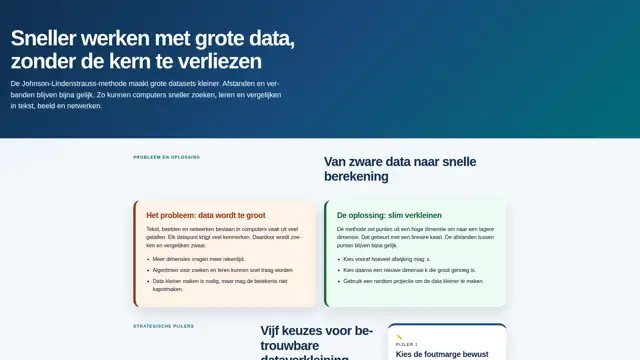 Thumbnail voor Sneller werken met grote data, zonder de kern te verliezen
